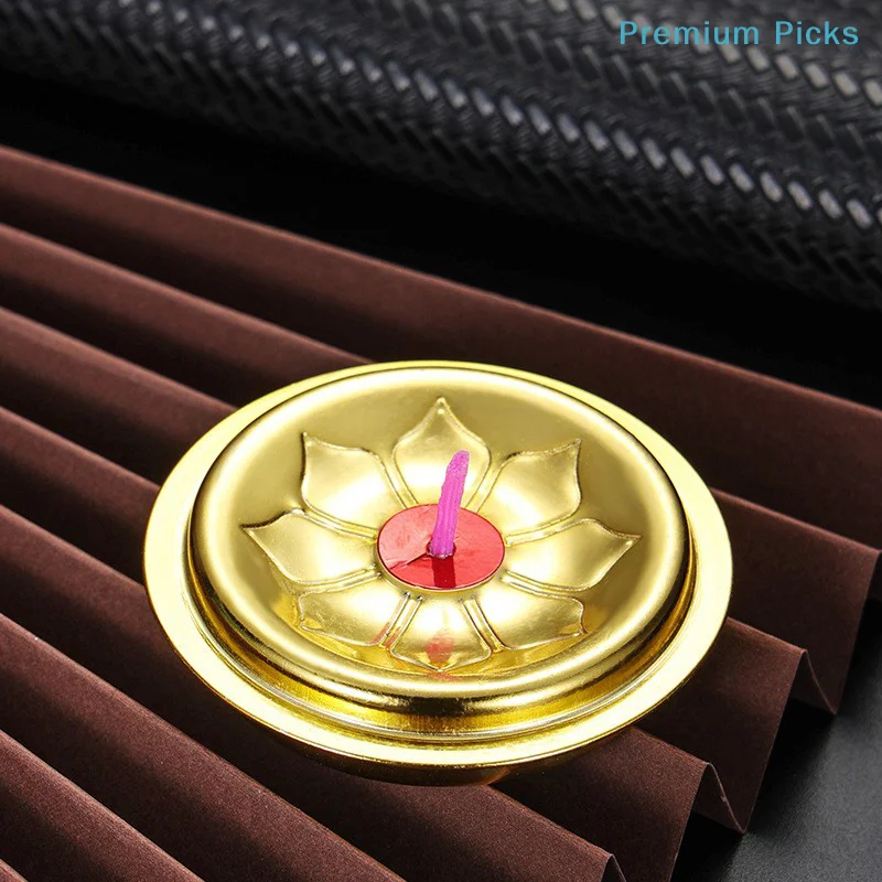 portable2Pcs Oil Lamp Floating Wick Holders Enshrine Supplies For  Lamp Long Light