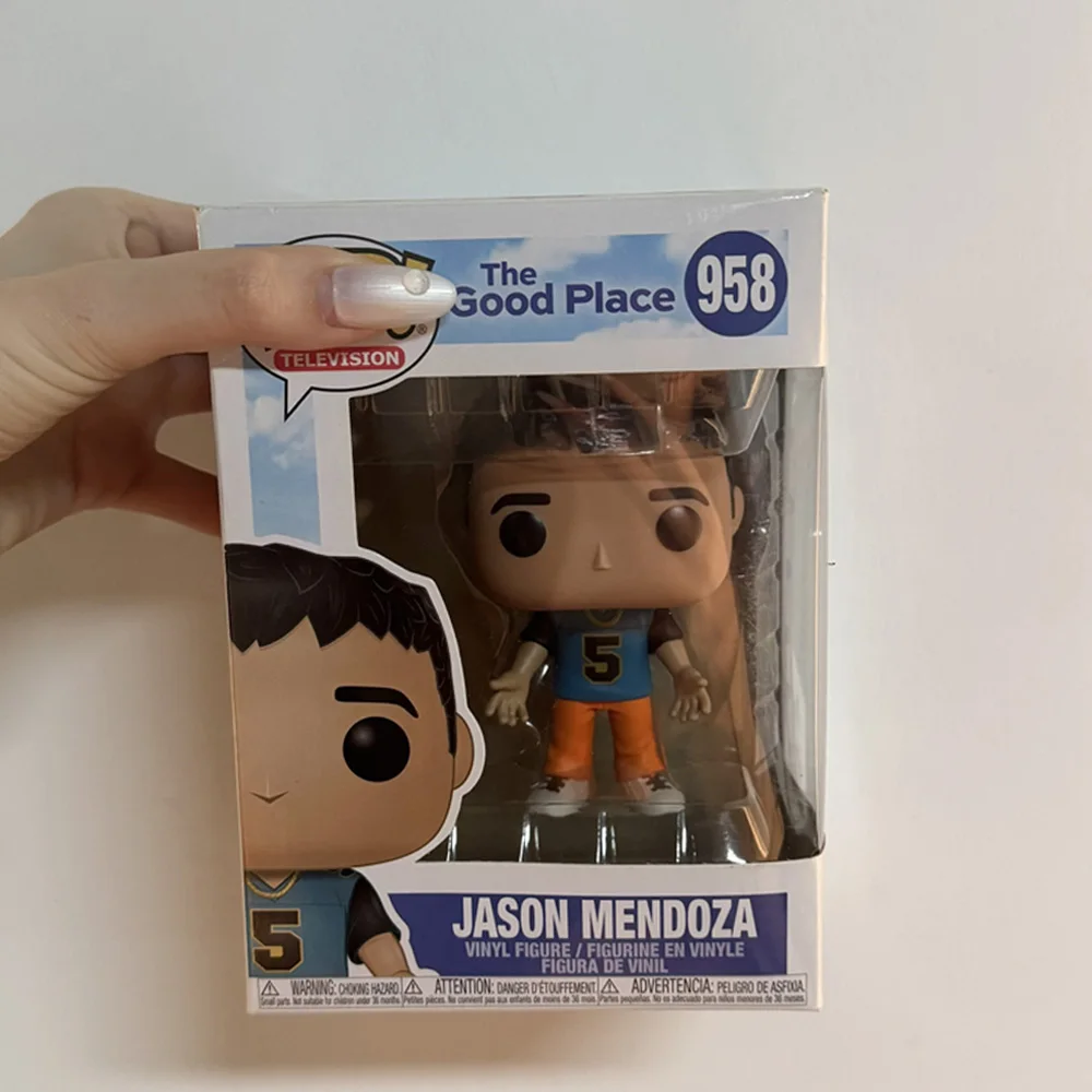 Recién llegados Televisión Funkos El buen lugar Jason Mendoza # 958 Pops figuras de acción de vinilo exclusivas juguetes muñecas regalos para niños