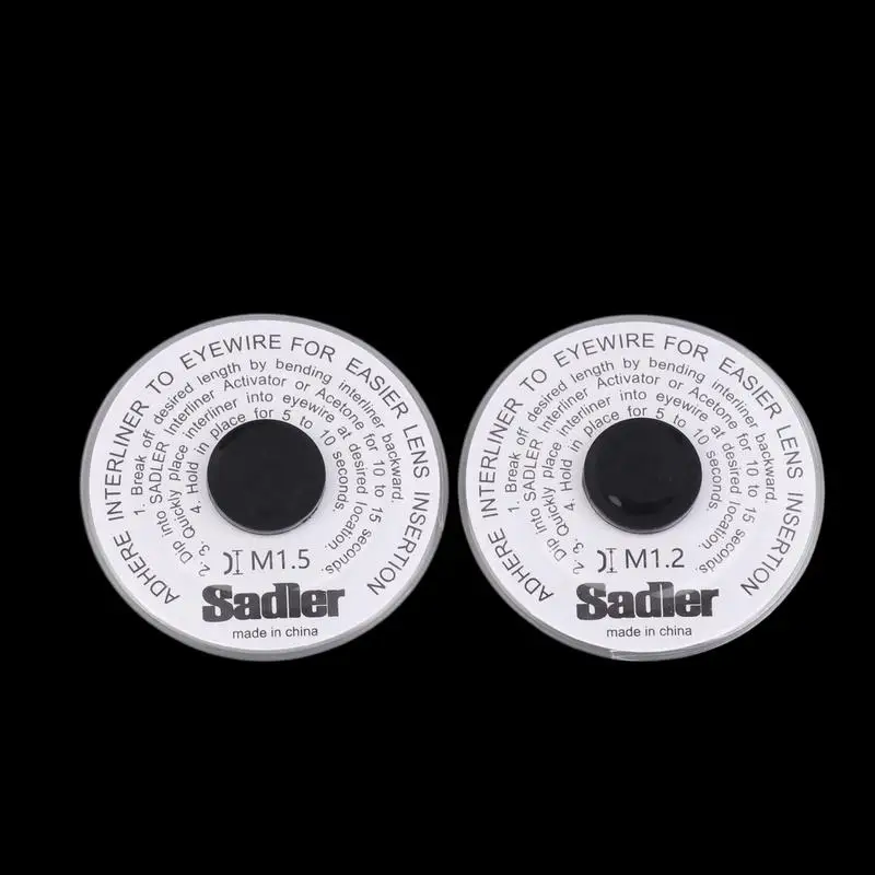 Glasses Frame Accessory Transparent Wire; Lens Insertion Interline Wire for Full Frames