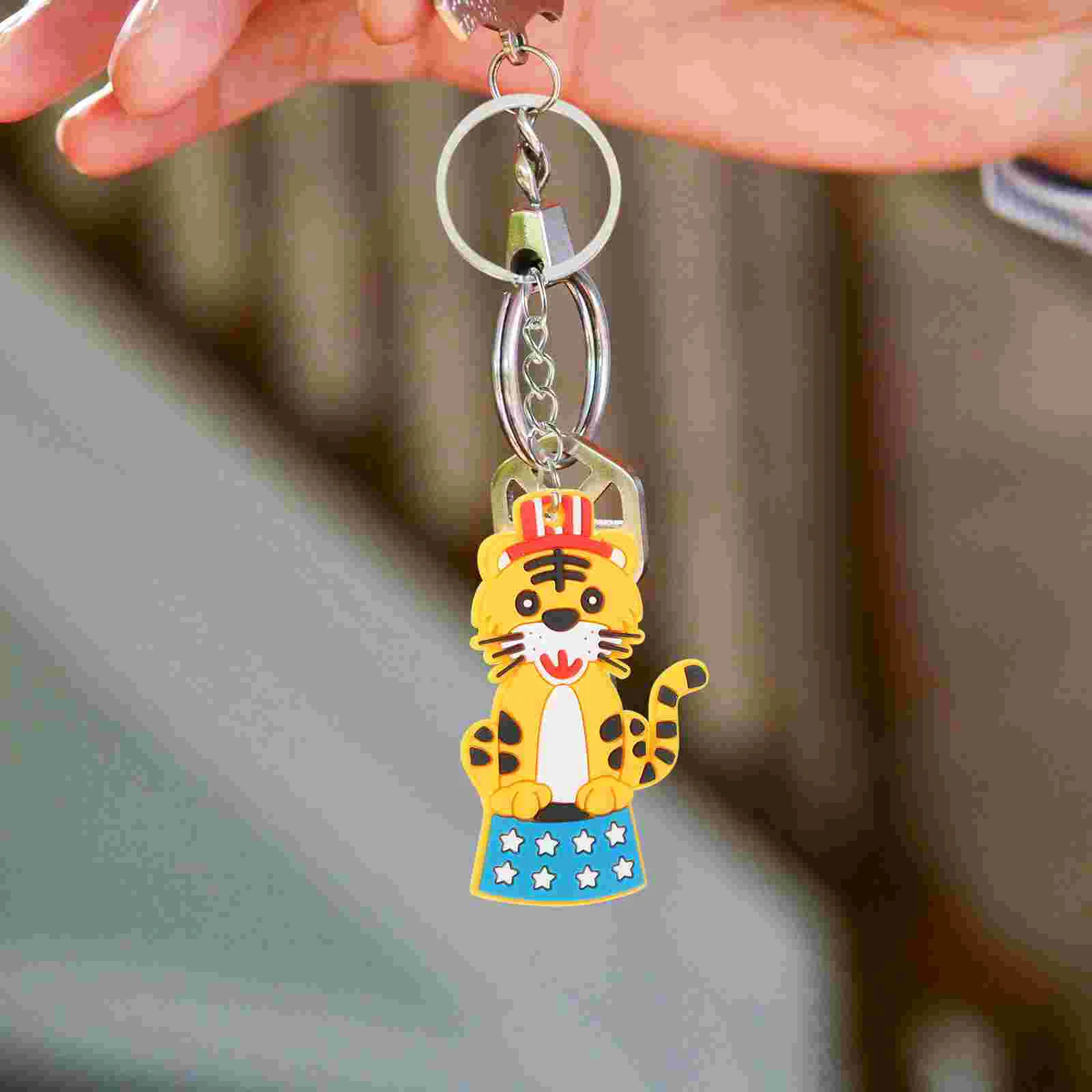 20 Pcs Circus Party Decorations Key Chain Fob Keychain Pendant Kids Favors Carnival Theme