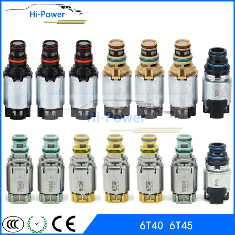 

7PCS 6T45 6T40 Original Transmission Shift Solenoid 6T45E 6T40E for New style (refurbished) Car Accessories