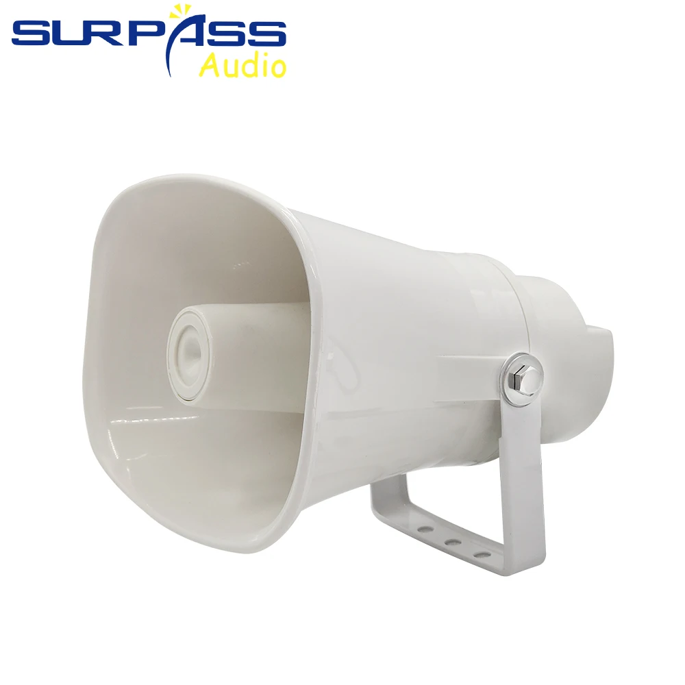 

Outdoor Waterproof Wall Speaker Marine Boat 15W HiFi Home Stereo Sound PA System Background Music for School Paging Horn Audio