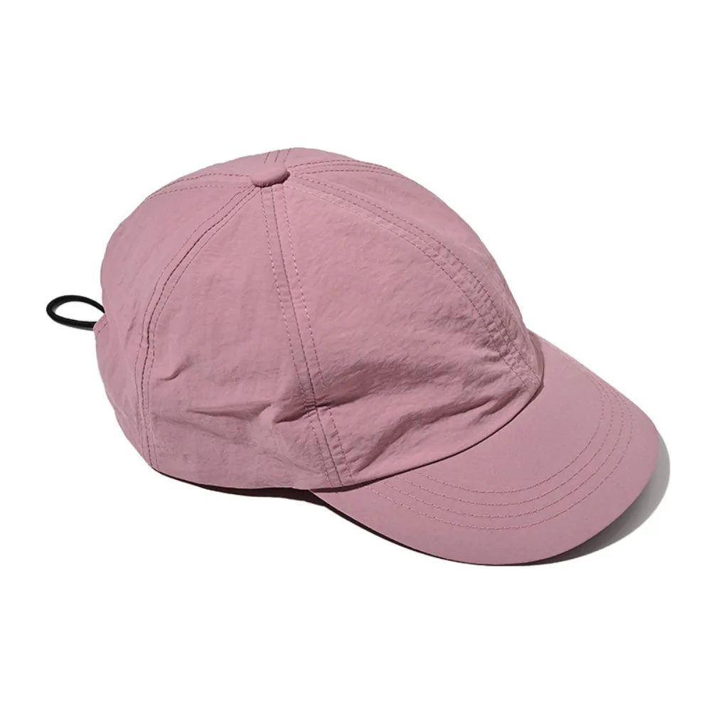 

Sun Visor Waterproof Baseball Cap Japanese Style Quick-drying Sunshade Cap Drawstring Design Light Thin Snapback Hats Unisex