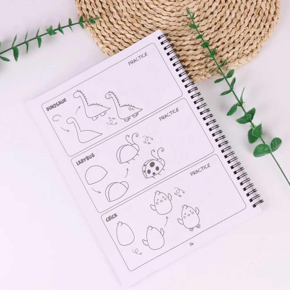 คู่มือการวาดภาพ: 300 งานวาดภาพแสนสนุก คู่มือทีละขั้นตอนสําหรับศิลปินหนุ่ม - ของขวัญวันเกิดหรือวันหยุดที่สมบูรณ์แบบ