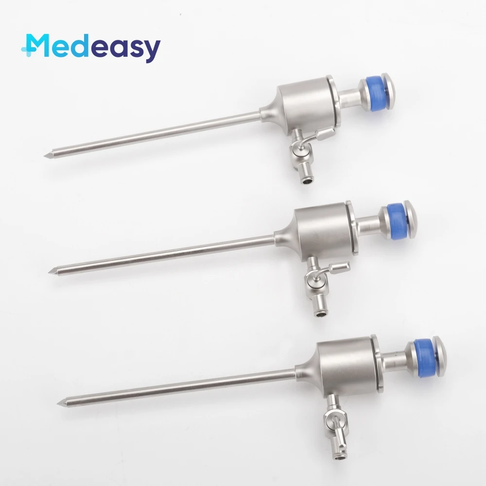 3mm Laparoscopic Reusable Trocar Cross/Magnetic Type Cannula