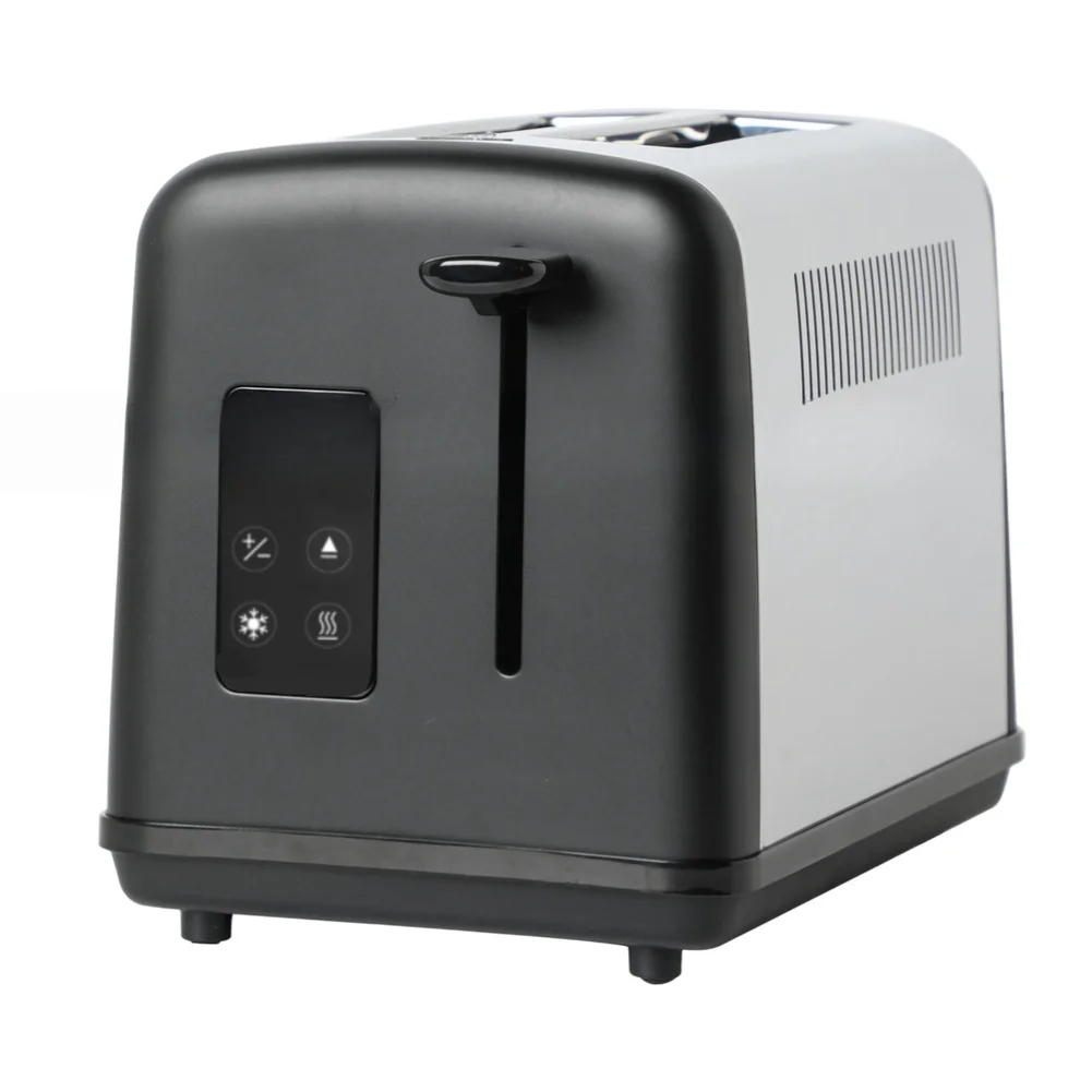 Bagel Toaster 2-Slice Toaster Stainless Steel Toaster Large Touchscreen Interface Modern Design Non-Stick Slots