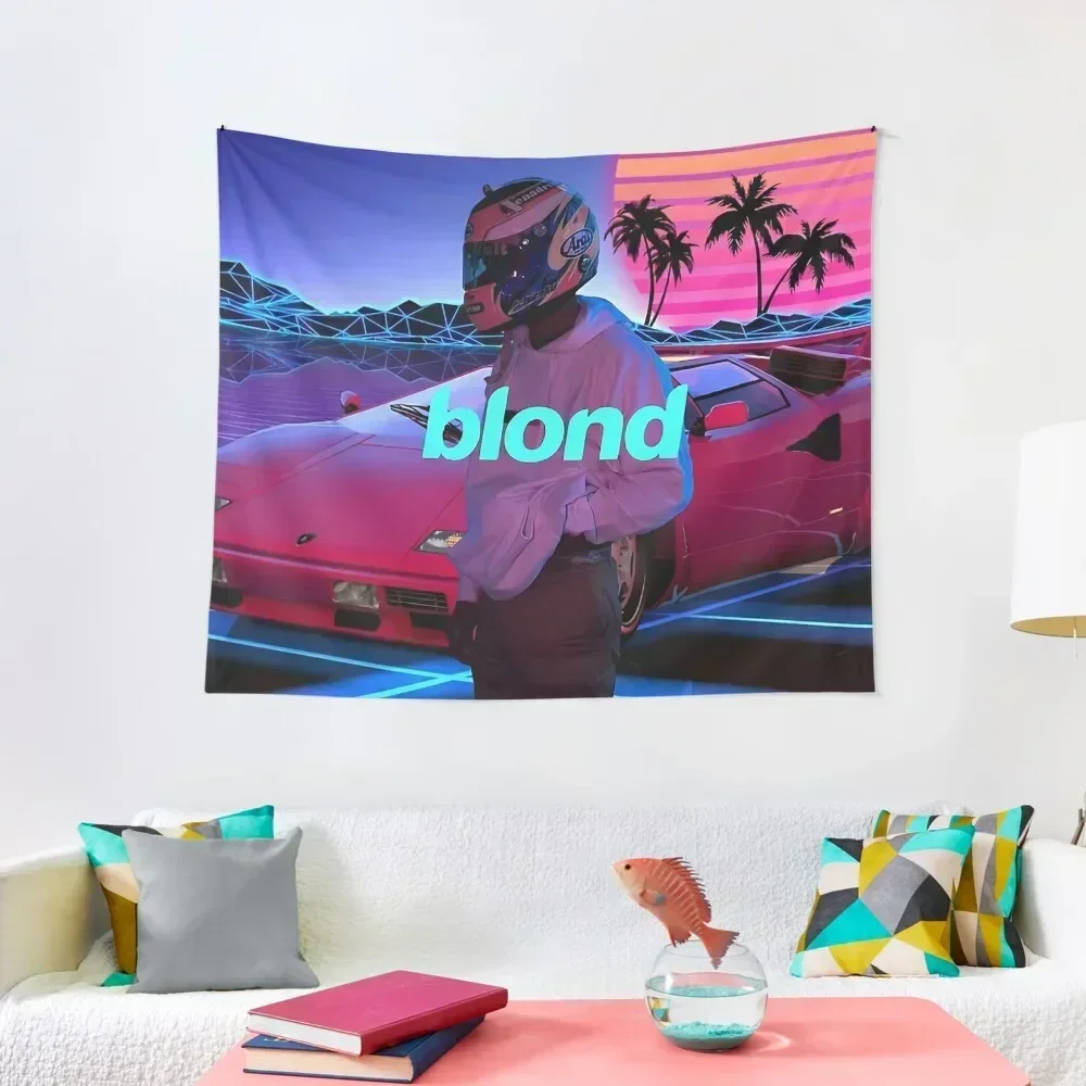 

Blonde Retrowave Tapestry Things To The Room Custom Tapete For The Wall Room Decorating Aesthetic Tapestry