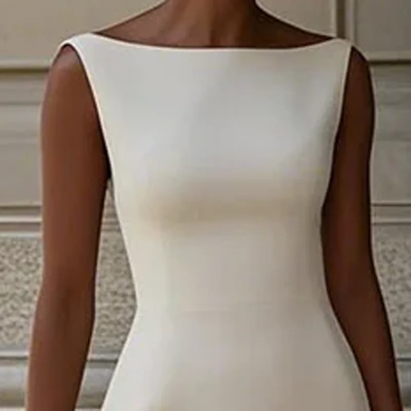 

Весенний топ на молнии сзади + плиссированная макси-юбка, женский летний полый офисный костюм без рукавов, шикарный сексуальный однотонный комплект из 2 предметов с круглым вырезом