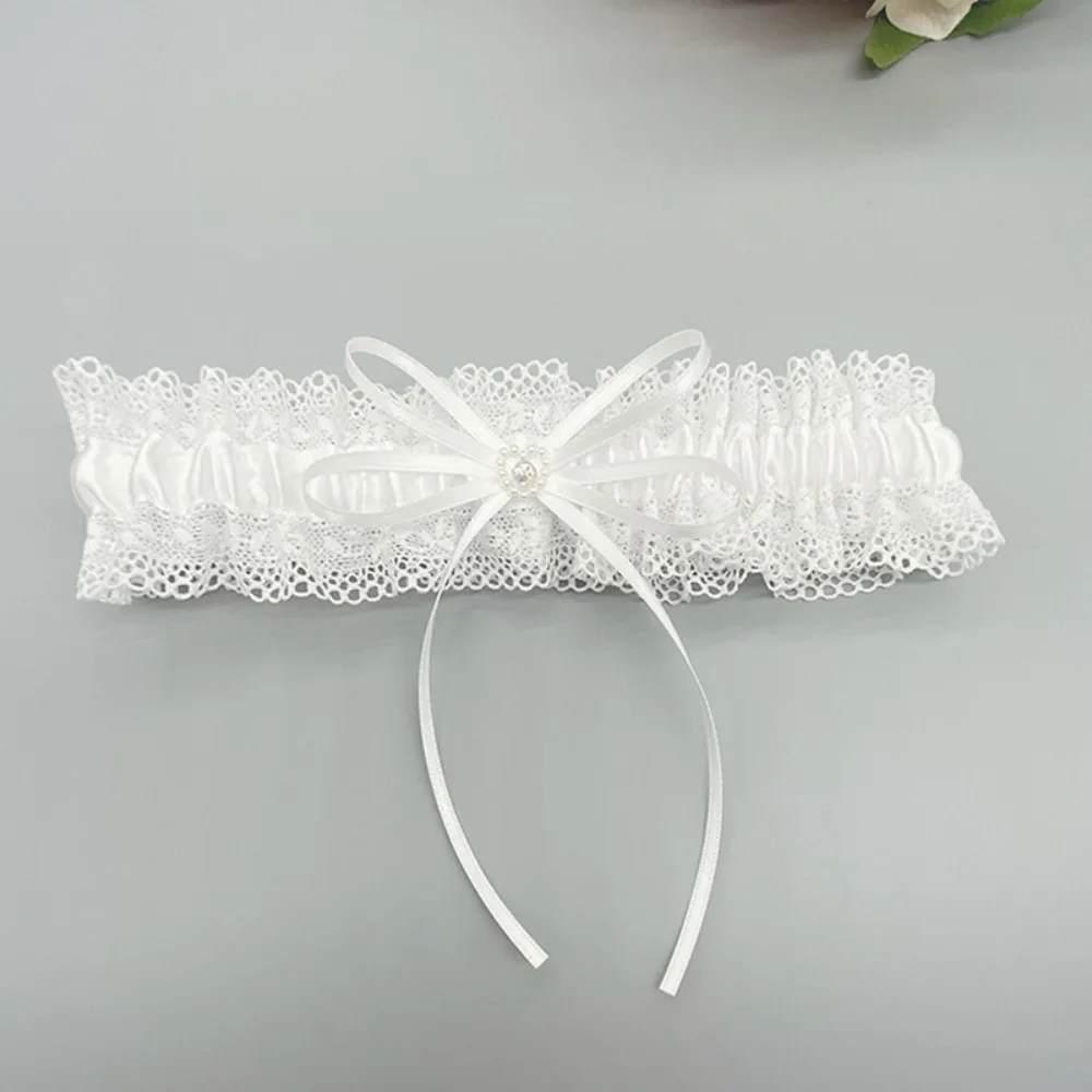 Women's Garter Belt Bridal Lace Garter Fashion Bride Souvenirs Bowknot Wedding Lace Garter Women Thigh Garter