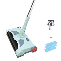 2 in 1 aspirapolvere elettrico ricaricabile senza fili a spinta Mop il pavimento aspirapolvere domestico scopa elettrica Robot