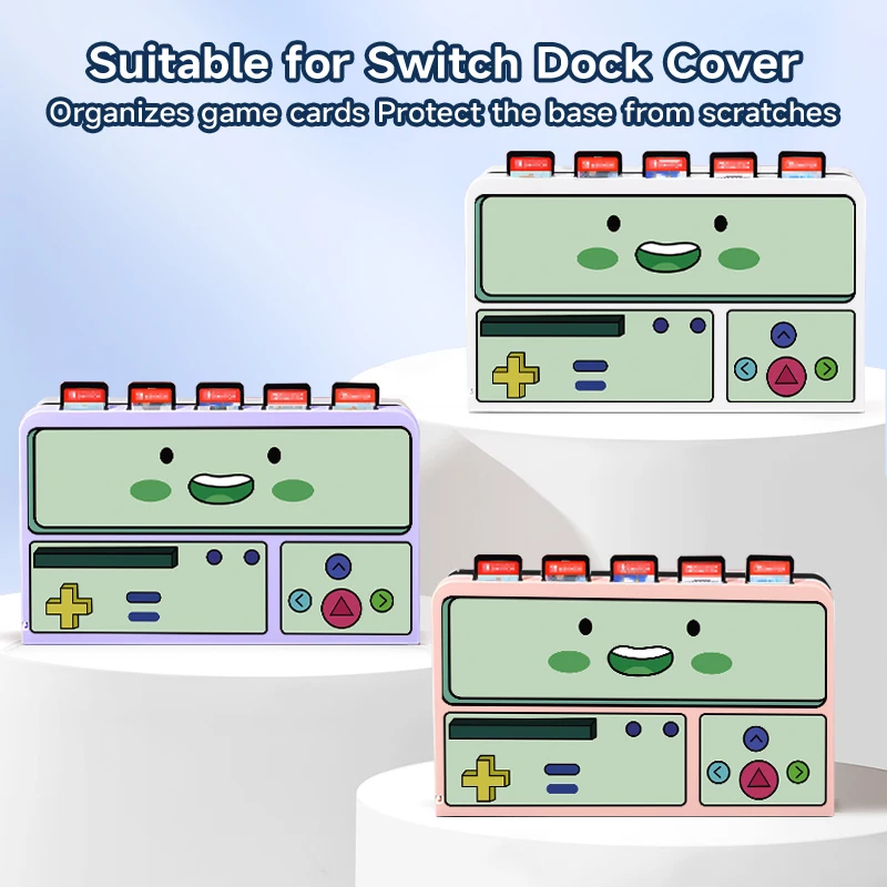 Eine Docking-Hülle für die Spielekonsole für Switch, geeignet für Switch NS/OLED, mit 5-Spielkartensteckplätzen und Schutzhülle