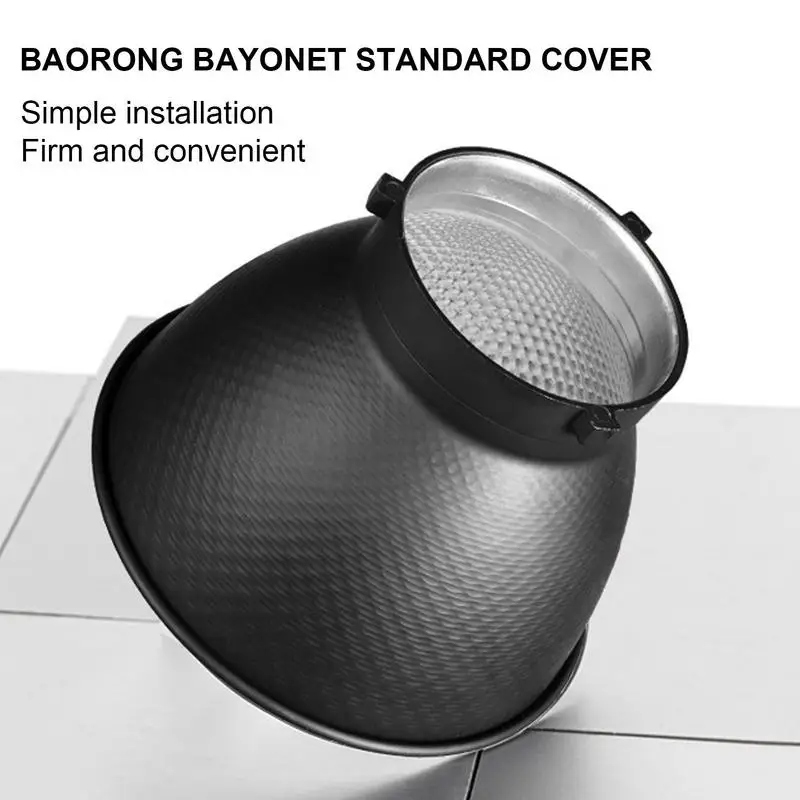 7 Inch Standard Reflector Diffuser Lamp Shade Dish with for Bowens Mount Studio Strobe Flash Light