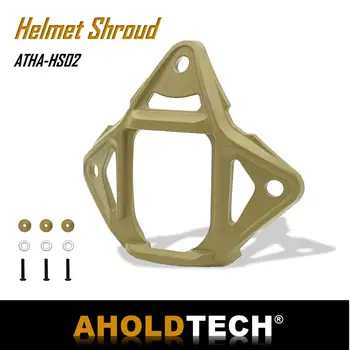 Aholdtech Gen2 Skeleton Helmet Shroud NVG Mount Adapter for FAST MICH WENDY Tactical Bulletproof  Helmet Accessories