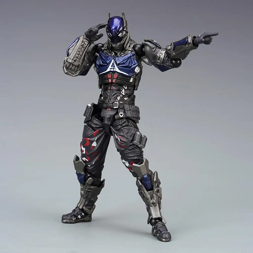 

Kaiyodo Yamaguchi Katsuhisa Style Arkham Knight Batman Anime Figure Joint mobility DC Hero Model Doll ornament Friend's Gift