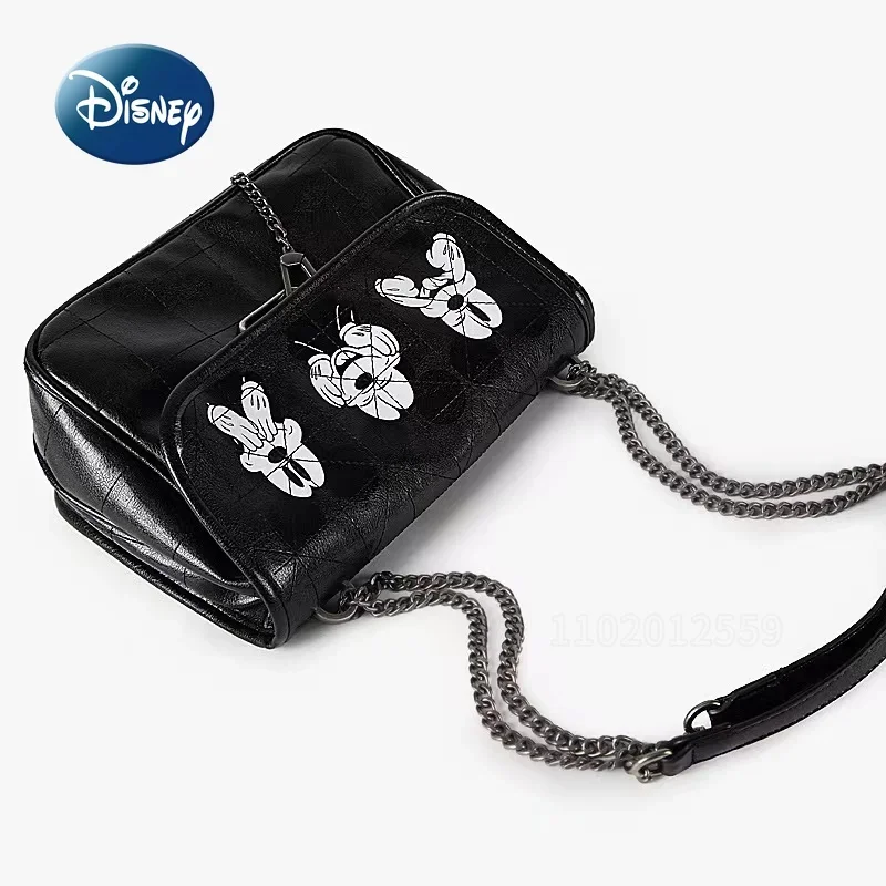 Imagem -03 - Disney-bolsa Feminina Mickey Ombro Bolsa dos Desenhos Animados Marca Luxo Desenho Animado Moda Casual Alta Qualidade Nova