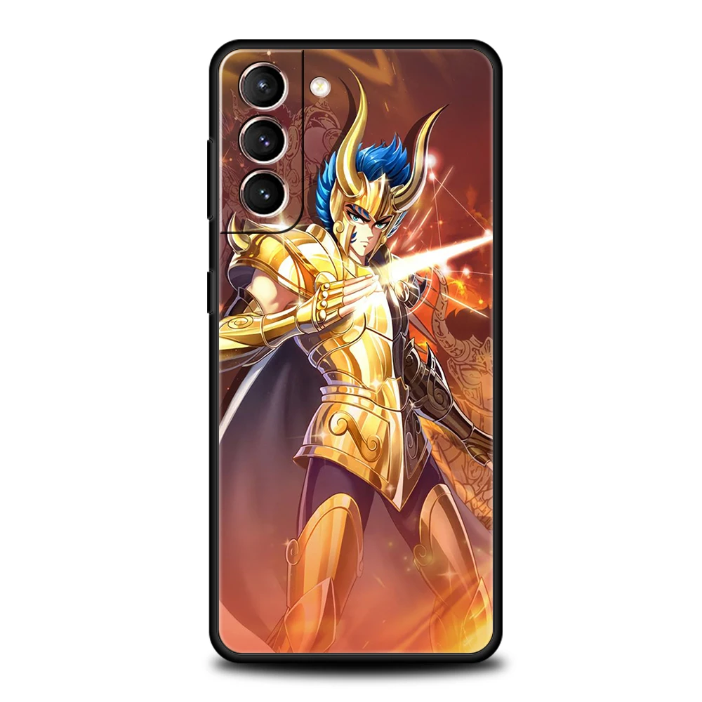 Saint Seiya Knights Of The Zodiac Case for Samsung Galaxy S24 S23 S22 S20 S21 FE Ultra S24 S23 S10 S10E S9 S8 Plus Phone Cover