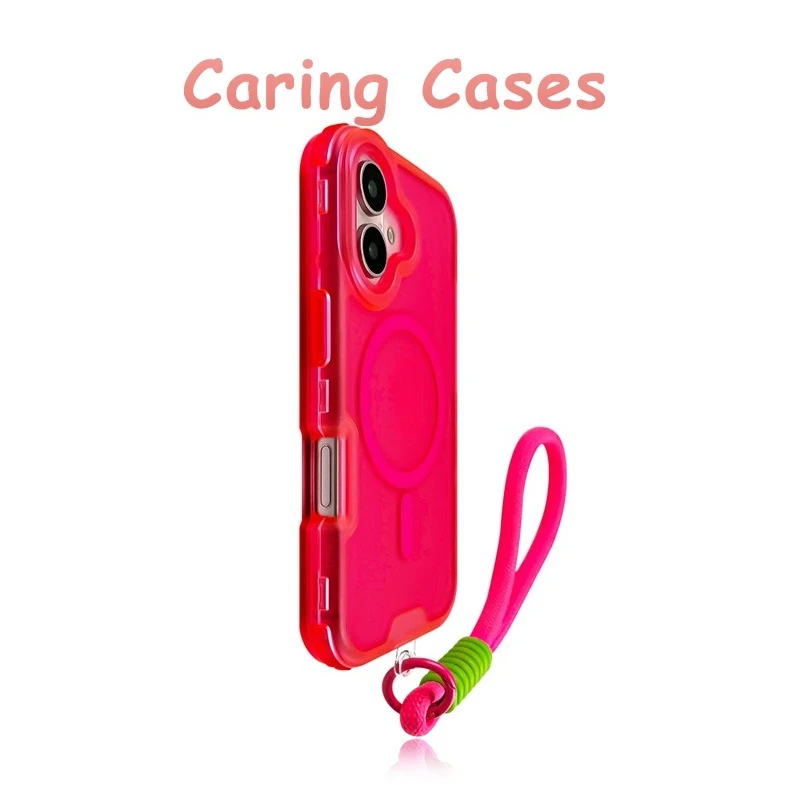 حافظة لهاتف آيفون 16 برو ماكس ذات ملمس مغناطيسي 3 في 1 غطاء عصري سميك ومتين متوافق مع هاتف آيفون 15 14 13 12 11