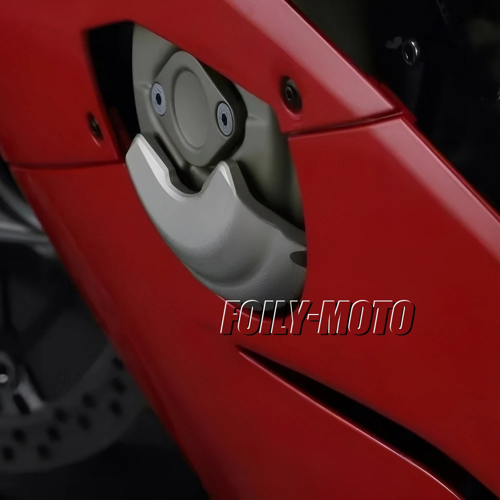 Motorcycle Alternator Clutch Protection Engine Cover Guard Slider Crash For Ducati Panigale V4 V4S Streetfighte V4 V4S 2025