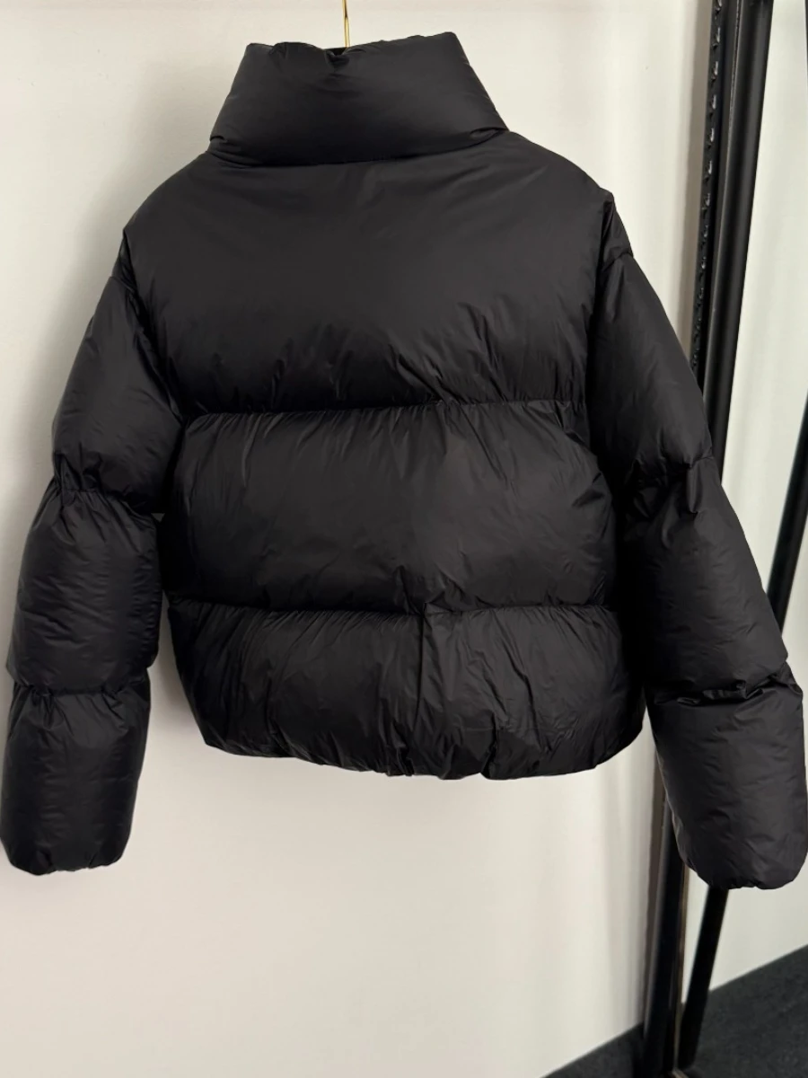 GALCAUR ブラックスプライスジッパージャケット女性タートルネック長袖ルーズストリートウェアベーシックレディースジャケット冬スタイルファッション