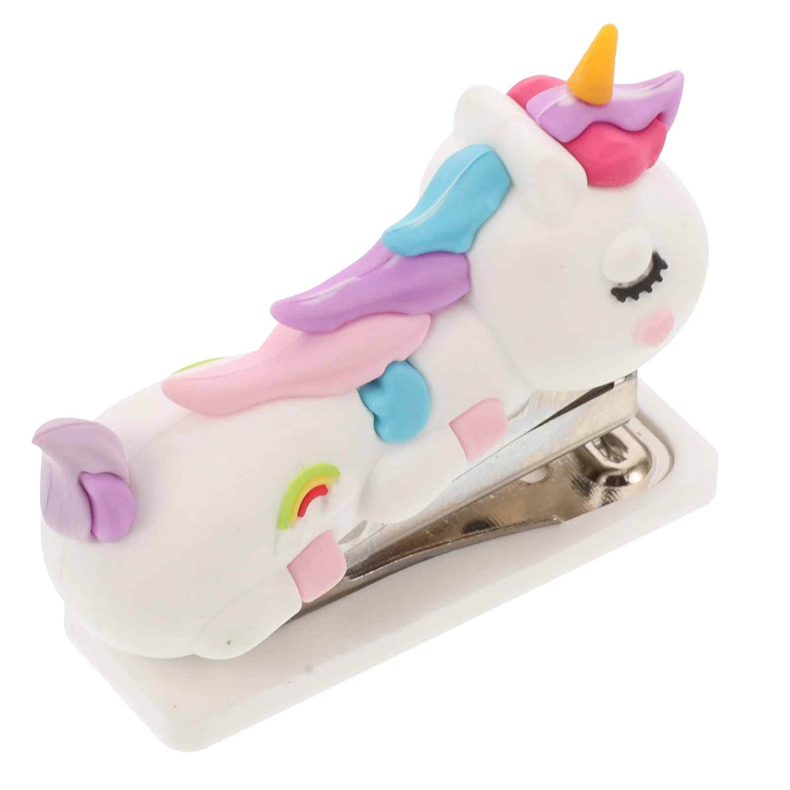 Cute Stapler Unicorn Stapler Students Stapler Hand Stapler Handheld Stapler Home Office Cute Mini Student Use Small Stapler