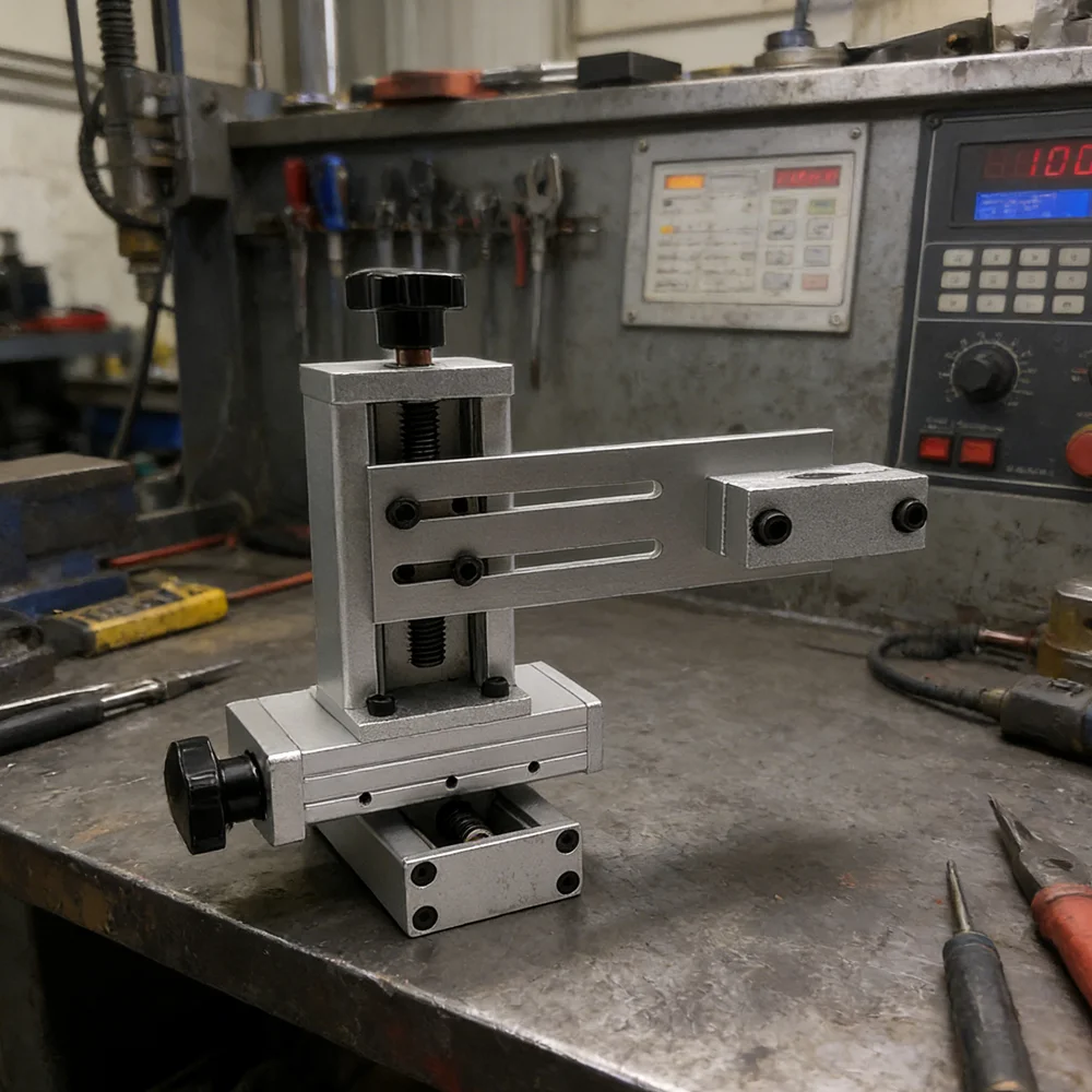 XYZ Axis Welding Slide 3D Cross Welding Torch Holder Welding Gun Clamp Support Torch Holder Stand For Weld Positioner