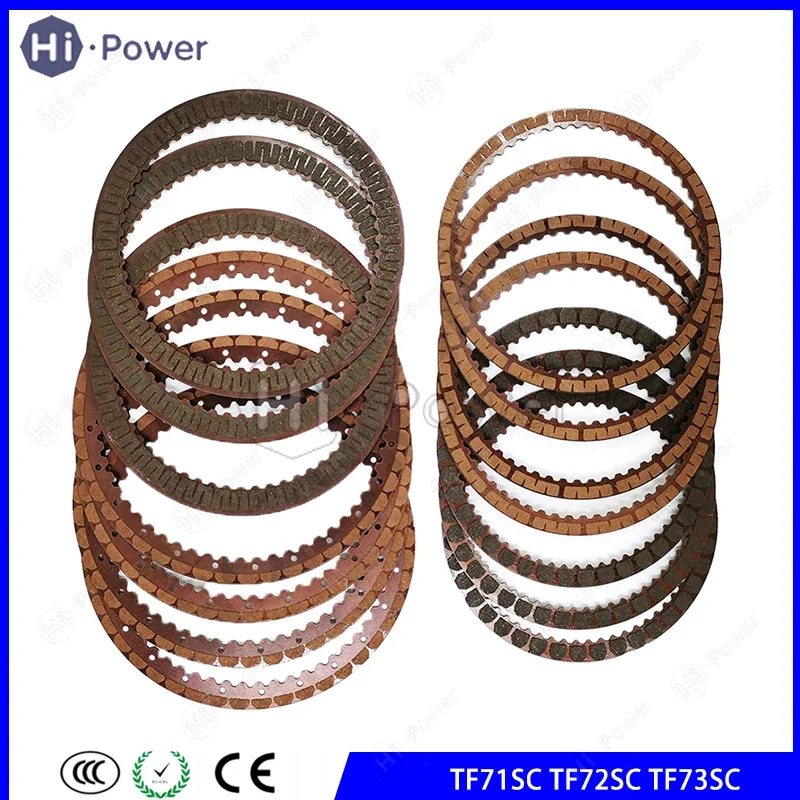 TF72SC TF71SC TF73SC Auto Transmission Clutch Friction Plate For BMW MINI Peugeot Suzuki Gearbox Disc Kit TF72-SC TF-72SC TF72