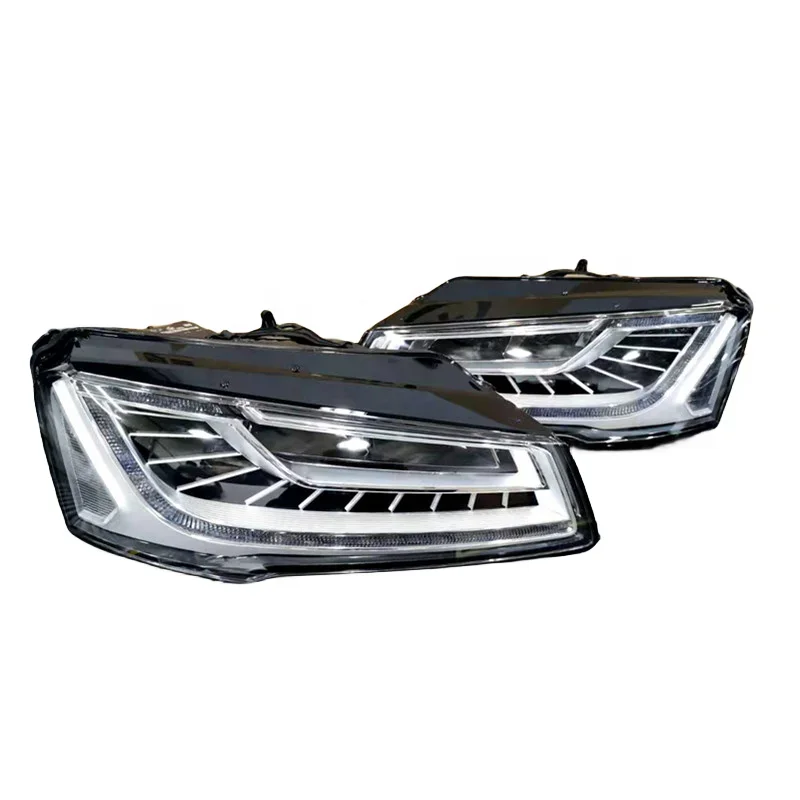 

Applicable to for Audi A8 headlights new upgraded new style LED headlights