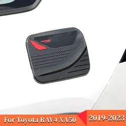 For Toyota RAV4 XA50 2019 2020 2021 2022 2023 RAV 4 Hybrid ABS Car Fuel Tank Cover Oil Cap Trim Sticker Decoration Accessories