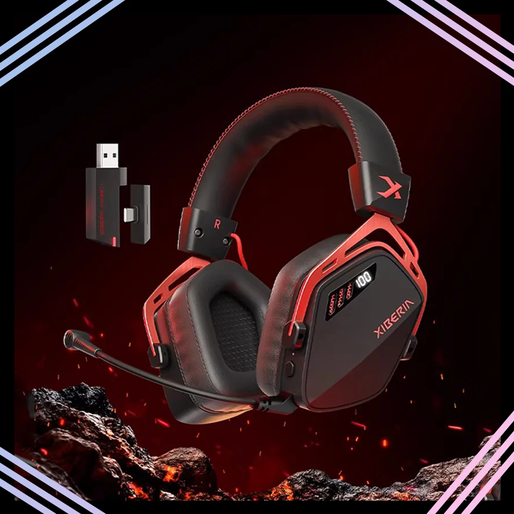 

Беспроводные наушники XIBERIA K03S, три режима, эффект объемного звука 7.1, низкая задержка, игровые наушники, длительное время автономной работы, для ПК-геймеров