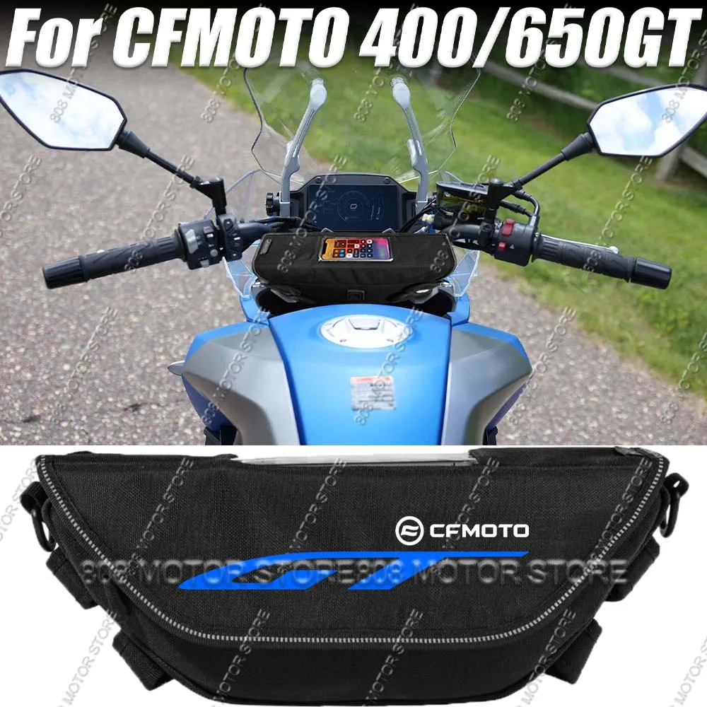 

For CFMOTO 400GT 650GT Motorcycle accessories tools bag Waterproof And Dustproof Convenient travel handlebar bag
