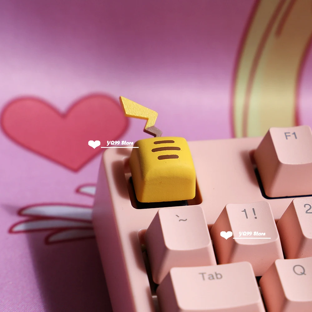 ESC Key Personality Resin Keycap Three-dimensional Anime Cartoon Elf Keycaps kawaii Keyboard keycaps Compatible with MX Switches