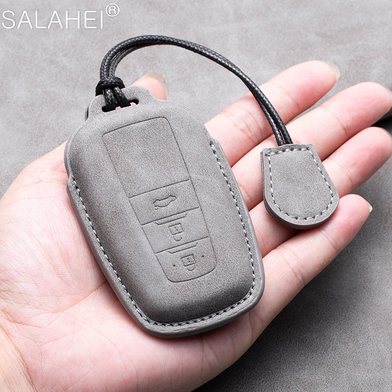 Car Key Case Cover Shell Fob For Toyota Chr Rav4 Auris Avensis Prius Aygo Camry Corolla Land Cruiser 200 Prado Crown Accessories