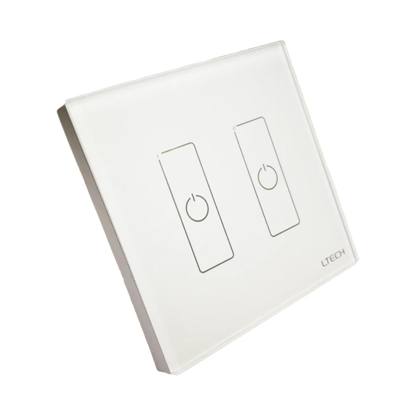 LTECH New Dali Led Dimmer On/Off Switch 86 Type Wall Mount Touch Panel 1 2 3 4 Zones Powered By Dali Bus Power Supply