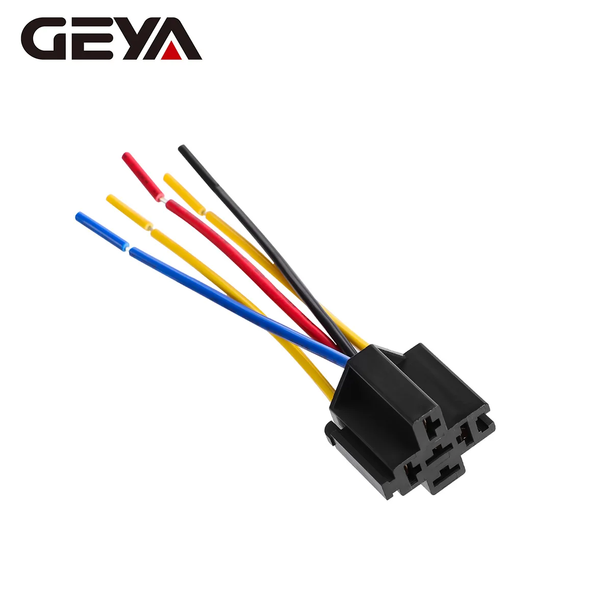 

1PCS 4Pin 5Pin Automotive Relay Socket Harness Connector Plug Bakelite Relay Base Seat for 12V Auto Power Relay Socket with cord