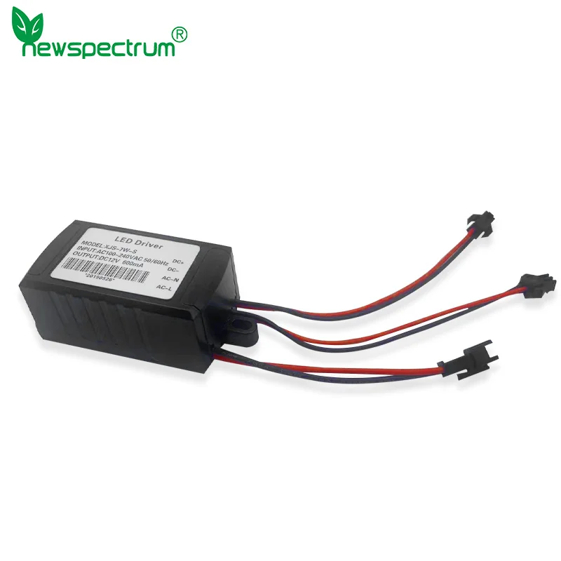 

LED Constant Current Driver DC12V High Speed Fans Power Supply Output 600mA External Drive For LED Fan 8025 DIY Downlight