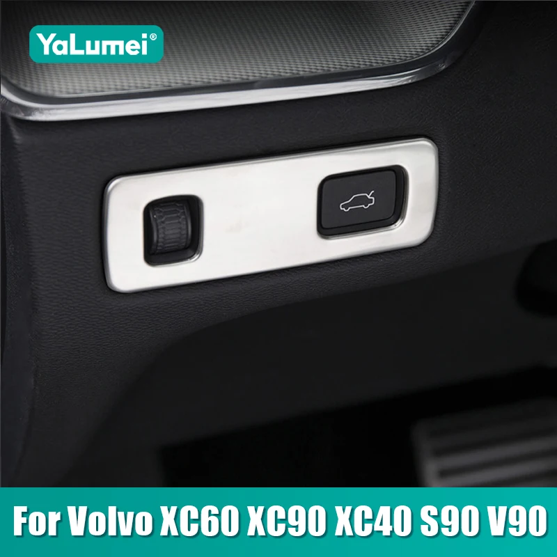 Für Volvo XC60 XC90 XC40 S90 V90 2018 2019 2020 2021 2022 2023 2024 2025 Auto Scheinwerfer Einstellung Taste Trim Abdeckung Zubehör