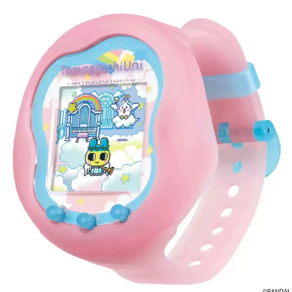 

Bandai Tamagotchi Uni Virtual Pet with Wi-Fi Color Screen Rechargeable USB-C Built-in Pedometer Interactive Electronic Game