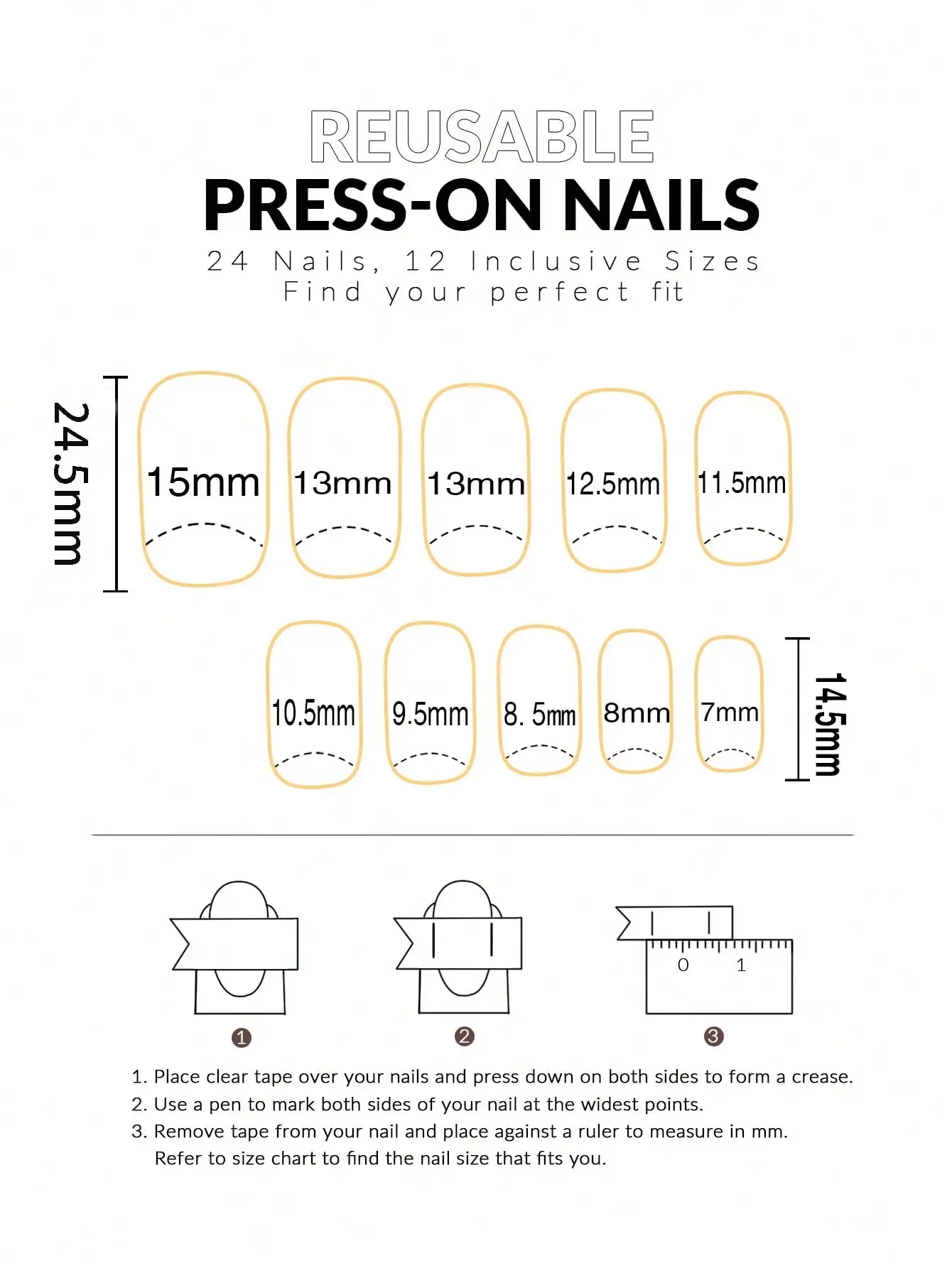 24pcs Short Square White French Flower Acrylic Press-On Nails, Cute Chrome Alloy Gel Manicure Nail Tips, Nail Art Supplies Set (Includes: 1pc Jelly Gel, 1pc Nail File), Suitable For Women Daily, Date, Party view 5