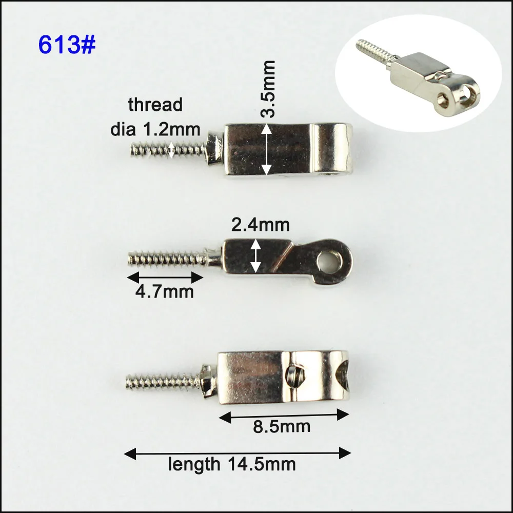 10pcs 3.5mm Thickness Eyeglasses Spring Insert Glasses Repairing Flex Temples Optical Frame Broken Replacement Part 613#