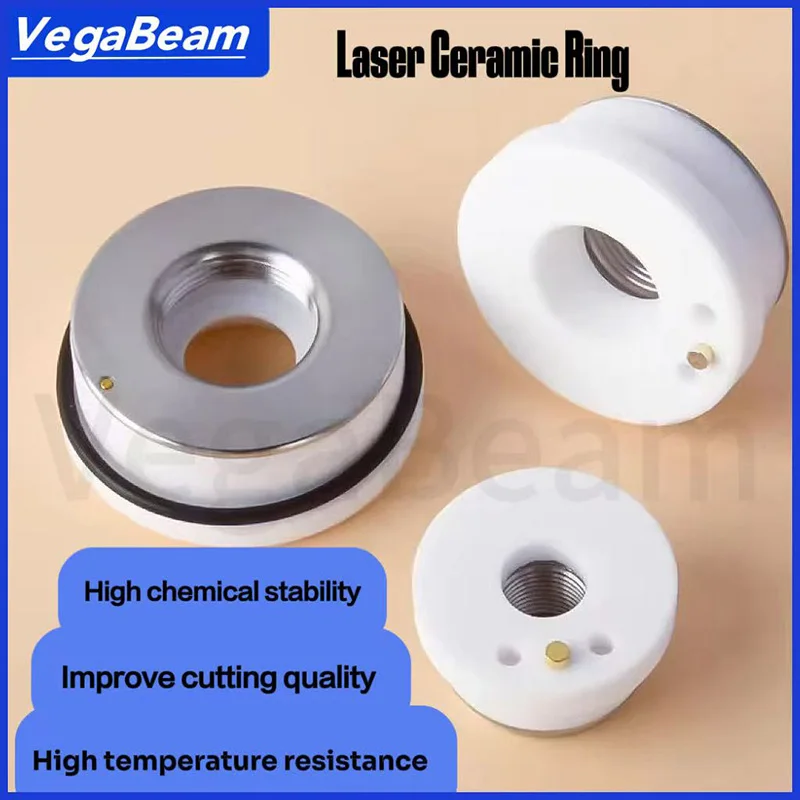 حلقة السيراميك بالليزر Dia.32 D28 D31 D30 D20 لـ Raytools WSX BOCI HANS Precitec آلة القطع بالليزر رئيس فوهة حامل الرأس الدائري