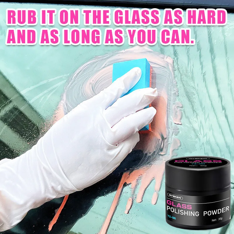 Car window glass polishing powder polishing mirror glass oil film remover oxidant high efficiency glass polishing powder