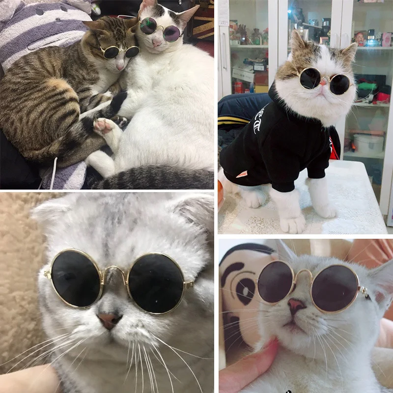 1Pcs Hot Sale Dog Pet Glasses For Pet Products Eye-wear Dog Pet Sunglasses Photos Props Accessories Pet Supplies Cat Glasses