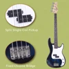 Torba basowa stereo Pasek Pick Klucz do kabla Niebieski 3