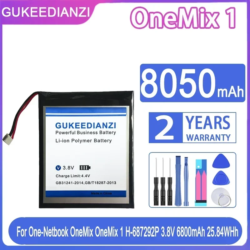 

For One-Netbook OneMix 1: 8050mAh Notebook Battery