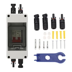 Solar Disconnect Switch Mini Circuit Breaker with IP65 Waterproof Distribution Box PV Disconnector Switch DC500V