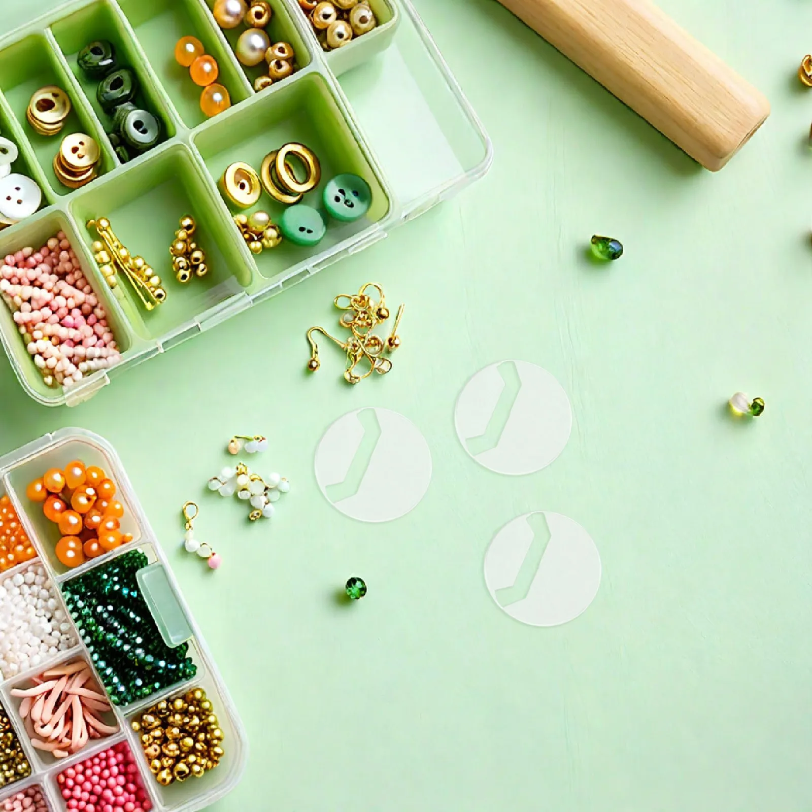 

100Pcs Plastic Badge Holder Round 63Mm Clear Cover Protector Pin Button Case Uv Resistant Scratch Proof Display Storage