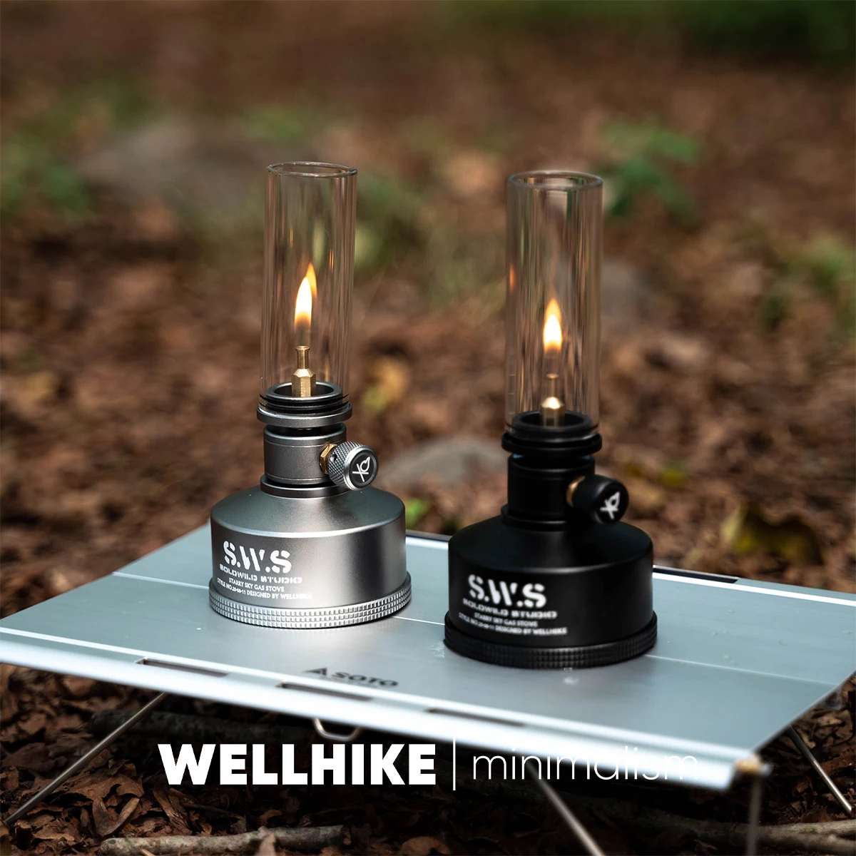 

WELLHIKE открытый звездный свет газовый канистра ретро декоративная окружающая портативная газовая лампа картридж газовый канистра многоразовая надувная