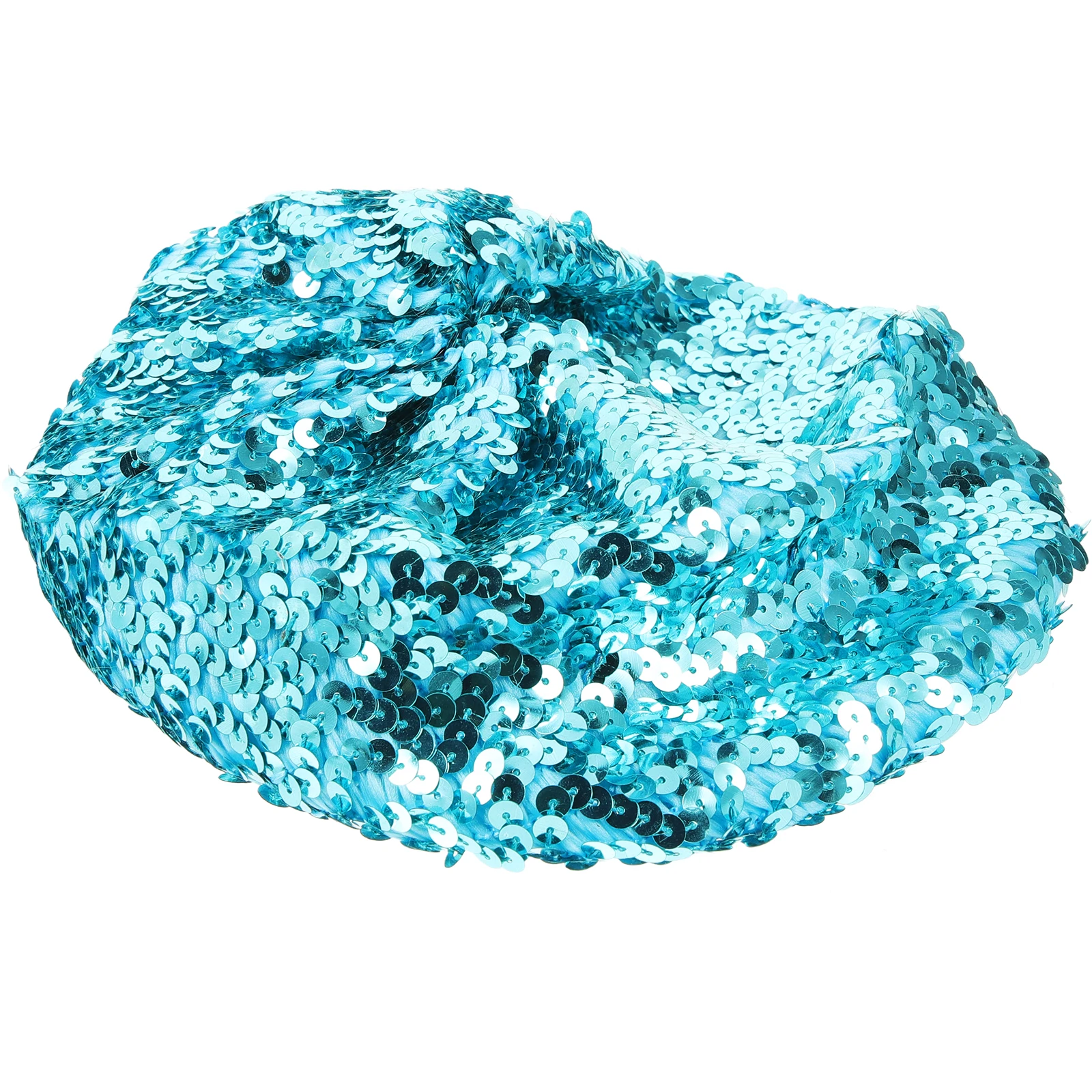 

Sequin Beret Hats for Women Lake Blue Pink Fashion Sparkle Glitter Vintage Sunshade Cap Comfortable Occasions Matching