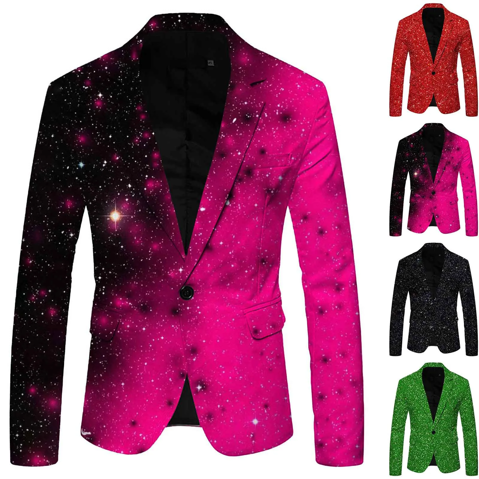 

Shiny Gold Sequin Glitter Embellished Blazer Jacket Men Nightclub Prom Suit Blazer Men Costume Homme Stage Clothes For Singers