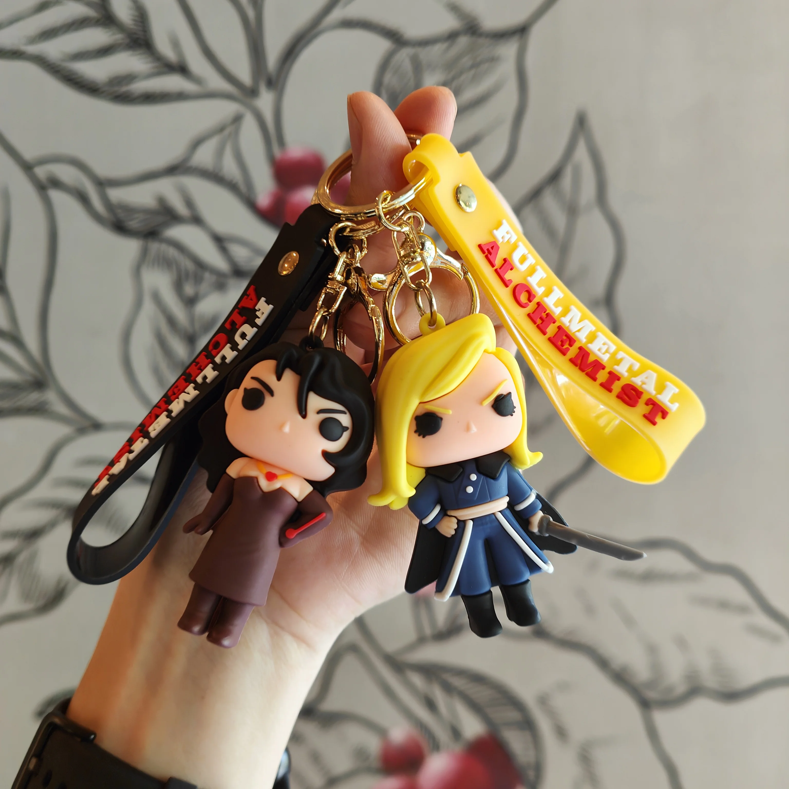 Creative Cartoon Fullmetal Alchemist Doll Key Chain Pendant Bag Car Key chain pendant